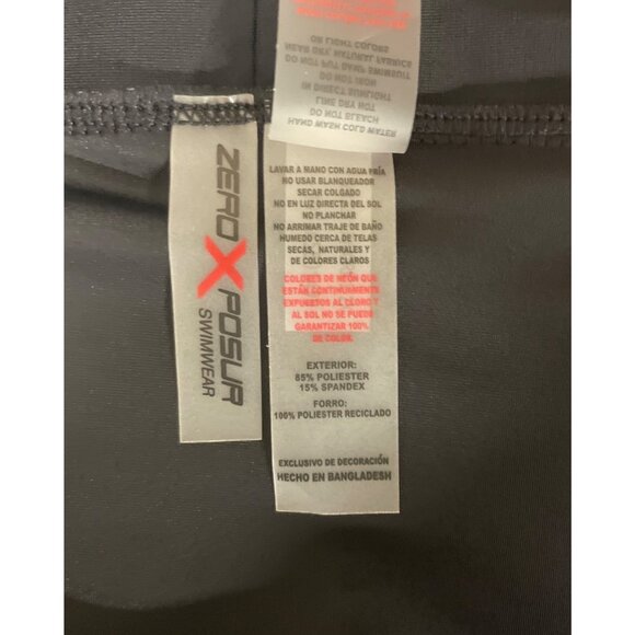 ZeroXposur Womens Size 2X Black UPF 30+ Quick Dry Sport Swim Swing Skirtini - Picture 10 of 10